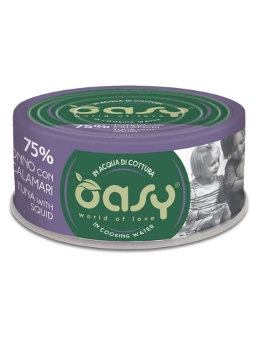 Oasy More Love Tonnetto Calamari 70 g | Zoopluto