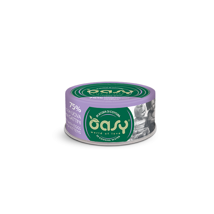 Oasy More Love Pollo Uova Kitten 70 g | Zoopluto